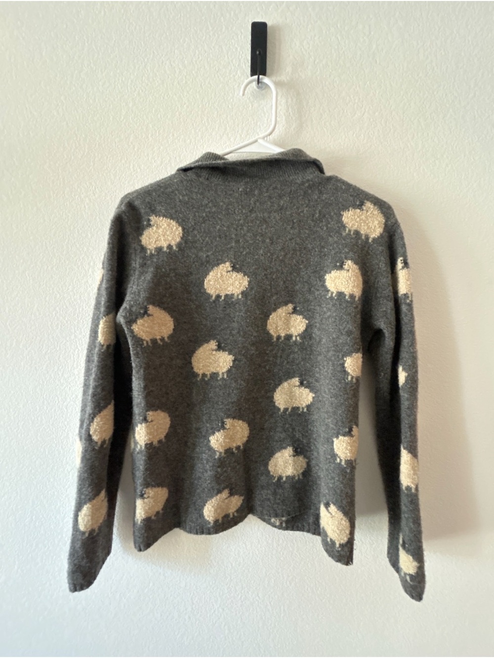 Vintage Orvis Sheep Wool Knit Cardigan Sweater - Picture 2 of 3